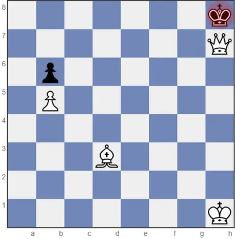 King gets checkmate